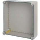 EATON - Isolierstoffgehäuse, glatte Seiten, HxBxT=375x375x150mm, NA-Ausführung