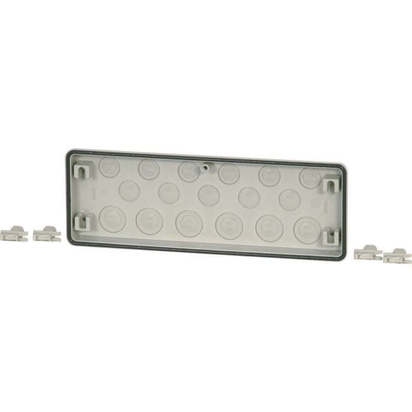 EATON - Flansch, Vorprägung 5xM25, 6xM25/16, 6xM32/20, HxBxT=116x329x23mm