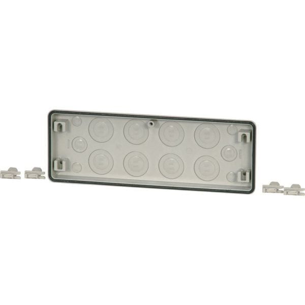 EATON - Flansch, Vorprägung 4xM16, 2xM25/16, 8xM40/25, HxBxT=116x329x23mm