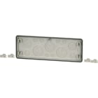 EATON - Flansch, Vorprägung 2xM16, 4xM20, 2xM25/16, 2xM40/25, 3xM50/32, HxBxT=116x329x23mm