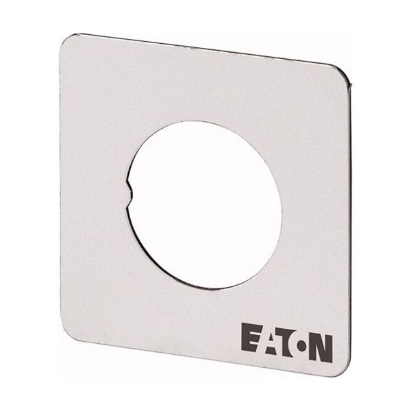 EATON - Frontplatte, verwendbar für T0, T3, P1, 45 x 45 (für Rahmen 48 x 48) mm, unbeschriftet, gravierbar