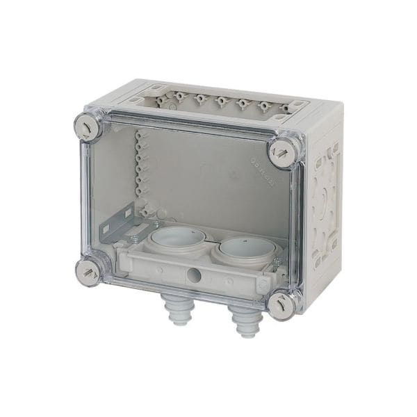 EATON - Verteilergehäuse, +Kabelschellen und Kabelstutzen, HxBxT=375x250x150mm
