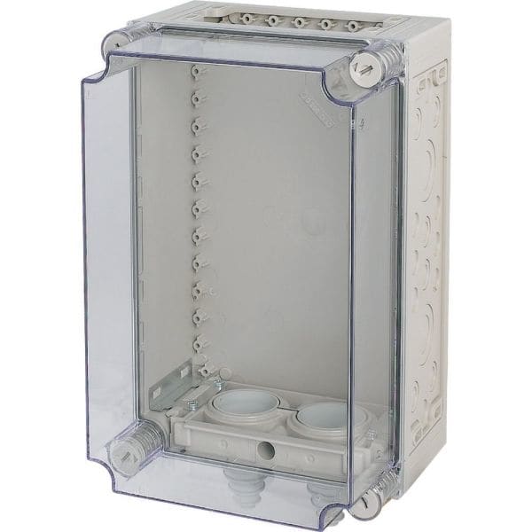 EATON - Verteilergehäuse, +Kabelschellen und Kabelstutzen, HxBxT=375x250x225mm