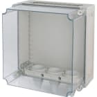 EATON - Verteilergehäuse, +Kabelschellen und Kabelstutzen, HxBxT=375x375x275mm