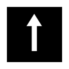 EATON - Tastenplatte, 25 x 25 mm, Symbol Pfeil