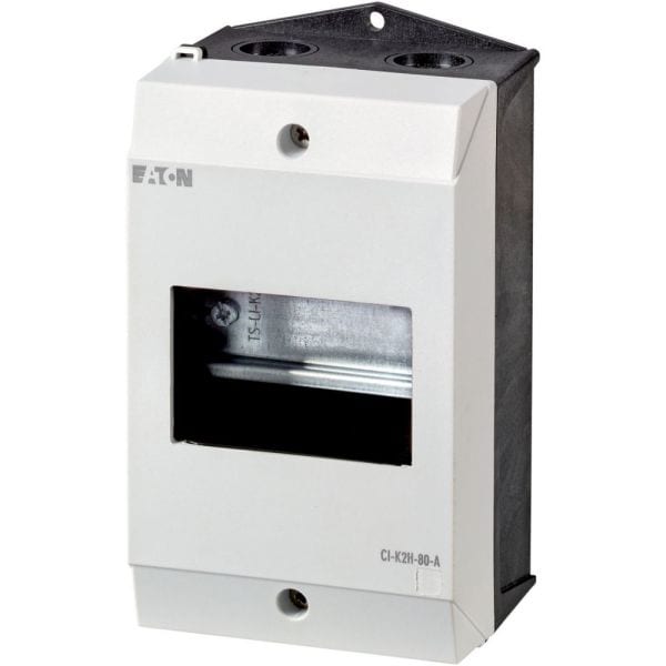 EATON - Isolierstoffgehäuse CI-K2H, H x B x T = 160 x 100 x 80 mm, + Ausschitt 45 mm, Hartspiegelausführung