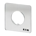 EATON - Frontschild, verwendbar für TM…/E, 29 x 29 (für Rahmen 30 x 30) mm, unbeschriftet, gravierbar
