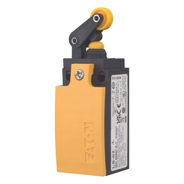 EATON - Positionsschalter, Rollenhebel, Komplettgerät, 2 Ö, Cage-Clamp, gelb, Kunststoff, -25 - +70 °C