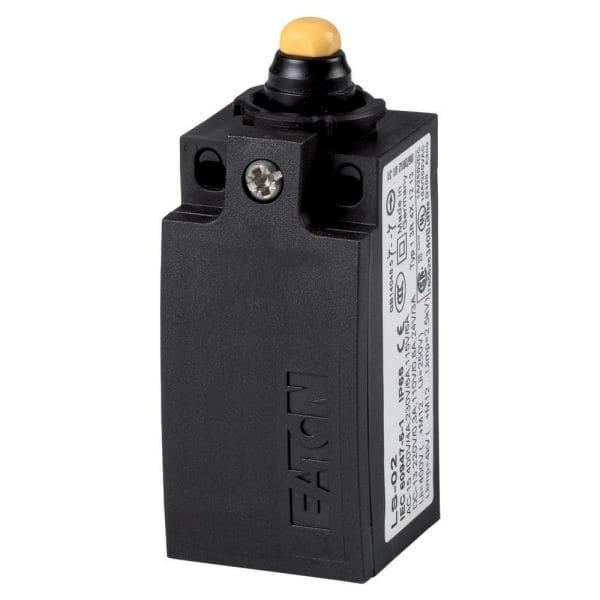 EATON - Positionsschalter, Kuppenstößel, Basisgerät, erweiterbar, 2 S, Cage-Clamp, schwarz, Kunststoff, -25 - +70 °C