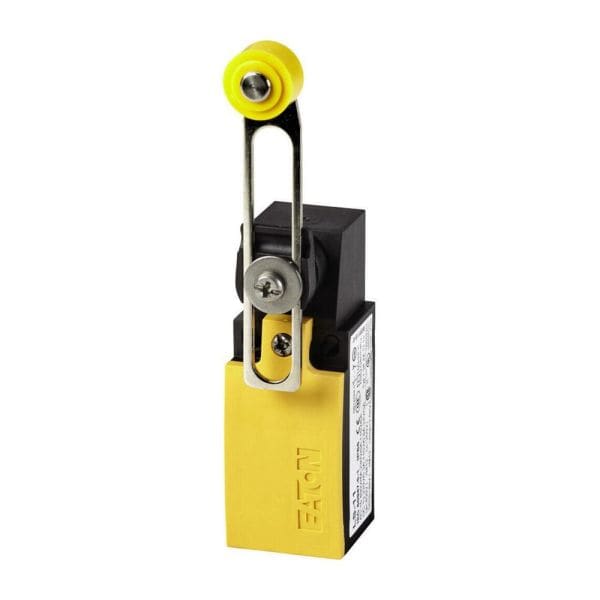 EATON - Positionsschalter, Verstellrollenhebel, Komplettgerät, 1 S, 1 Ö, Sprungschaltglied - ja, Cage-Clamp, gelb, Kunststoff, -25 - +70 °C