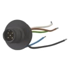 EATON - Einbaustecker M12, B-kodiert, +Durchführung, M20, IP66, 250V, 4A