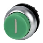 EATON - Drucktaste, RMQ-Titan, hoch, tastend, grün, beschriftet, Frontring Titan