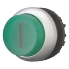 EATON - Leuchtdrucktaste, RMQ-Titan, hoch, tastend, grün, beschriftet, Frontring Titan