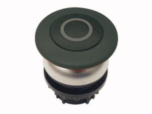 EATON - Pilzdrucktaste, RMQ-Titan, Pilz, tastend, Pilz schwarz, schwarz, beschriftet, Frontring Titan