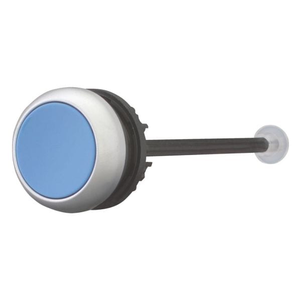 EATON - Entsperrungstaste, Frontring Titan, blau