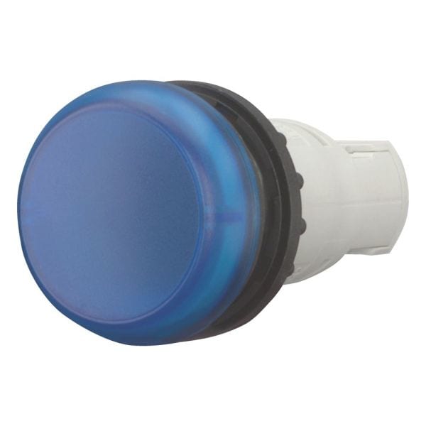 EATON - Leuchtmelder, RMQ-Titan, flach, ohne Leuchtmittel, für Glüh-, Glimmlampen und LEDs bis 2,4 W, mit Lampenfassung BA 9s, blau