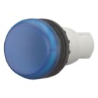 EATON - Leuchtmelder, RMQ-Titan, flach, ohne Leuchtmittel, für Glüh-, Glimmlampen und LEDs bis 2,4 W, mit Lampenfassung BA 9s, blau