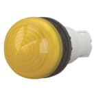 EATON - Leuchtmelder, RMQ-Titan, hoch, konisch, ohne Leuchtmittel, für Glüh-, Glimmlampen und LEDs bis 2,4 W, mit Lampenfassung BA 9s, gelb