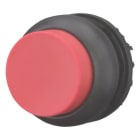 EATON - Drucktaste, RMQ-Titan, hoch, rastend, rot, unbeschriftet, Frontring Schwarz