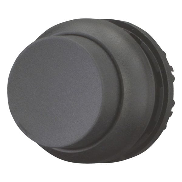 EATON - Drucktaste, RMQ-Titan, hoch, rastend, schwarz, unbeschriftet, Frontring Schwarz