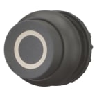 EATON - Drucktaste, RMQ-Titan, hoch, rastend, schwarz, beschriftet, Frontring Schwarz