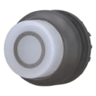 EATON - Leuchtdrucktaste, RMQ-Titan, hoch, tastend, weiß, beschriftet 0, Frontring Schwarz
