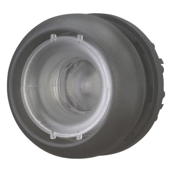 EATON - Leuchtdrucktaste, RMQ-Titan, flach, rastend, ohne Tastenplatte, Frontring Schwarz