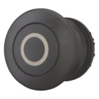 EATON - Pilzdrucktaste, RMQ-Titan, Pilz, tastend, Pilz schwarz, schwarz, beschriftet, Frontring Schwarz