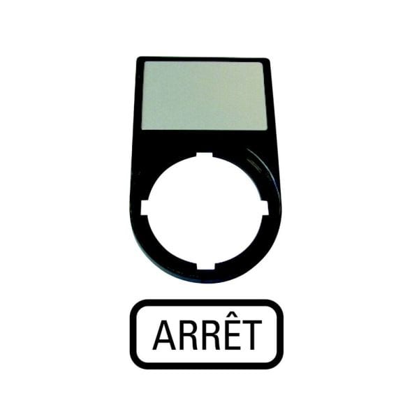 EATON - Träger, + Schild, ARRET