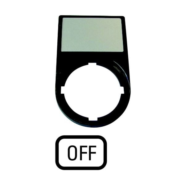EATON - Träger, + Schild, OFF