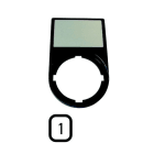EATON - Träger, + Schild, 1