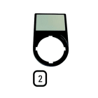 EATON - Träger, + Schild, 2