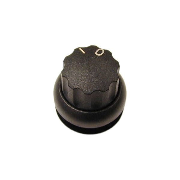 EATON - Wahltaste, RMQ-Titan, mit Drehknopf, tastend, 2 Stellungen, beschriftet, Frontring Schwarz