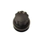 EATON - Wahltaste, RMQ-Titan, mit Drehknopf, rastend, 2 Stellungen, beschriftet, Frontring Schwarz