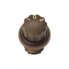 EATON - Wahltaste, RMQ-Titan, mit Drehknopf, tastend, 3 Stellungen, beschriftet, Frontring Schwarz