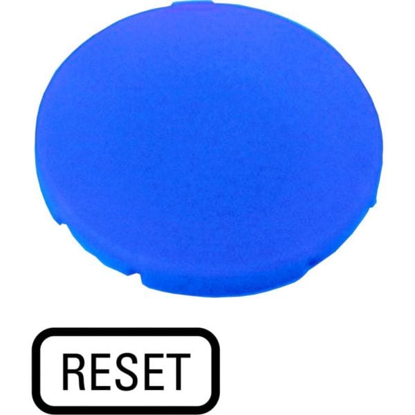 EATON - Tastenplatte, flach blau, RESET
