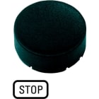 EATON - Tastenplatte, hoch schwarz, STOP