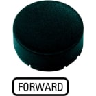 EATON - Tastenplatte, hoch schwarz, FORWARD
