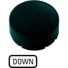 EATON - Tastenplatte, hoch schwarz, DOWN