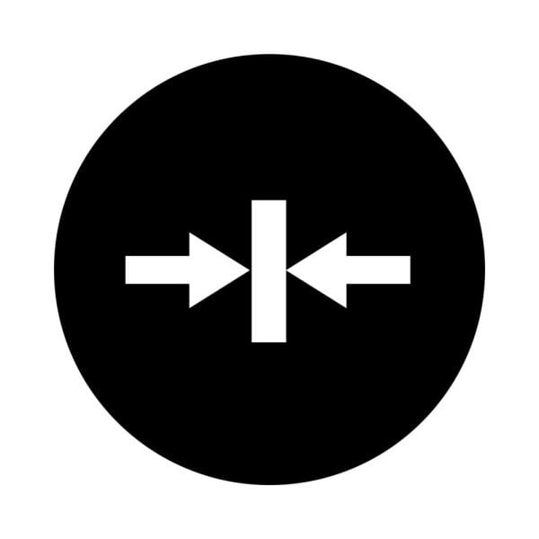 EATON - Tastenplatte, flach schwarz, Symbol spannen