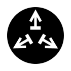 EATON - Tastenplatte, hoch schwarz, Symbol lösen