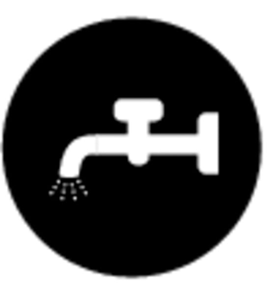 EATON - Tastenplatte, Pilz schwarz, Symbol Flüssigkeit
