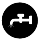 EATON - Tastenplatte, Pilz schwarz, Symbol Flüssigkeit