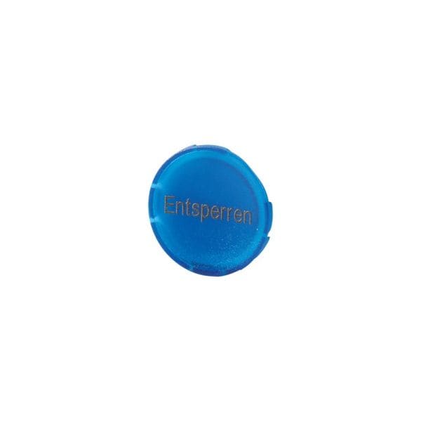 EATON - Tastenlinse, flach blau, ENTSPERREN