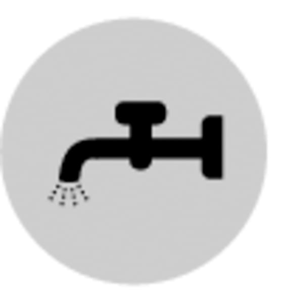 EATON - Tastenlinse, hoch weiß, Symbol Flüssigkeit