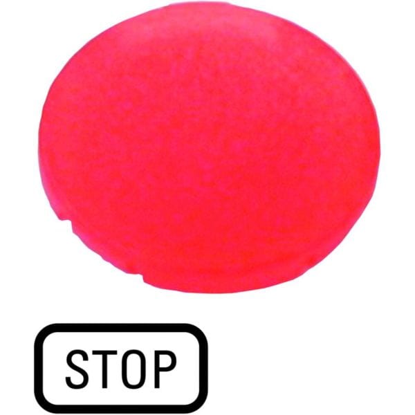 EATON - Tastenlinse, flach rot, STOP