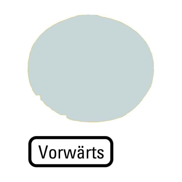 EATON - Tastenlinse, flach weiß, VORWÄRTS