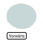 EATON - Tastenlinse, flach weiß, VORWÄRTS