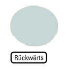 EATON - Tastenlinse, flach weiß, RÜCKWÄRTS