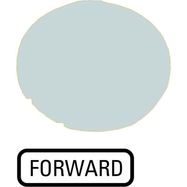 EATON - Tastenlinse, flach weiß, FORWARD